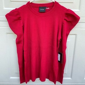 NWT CLICHE puffed shoulders pullover sweater SIZE XS